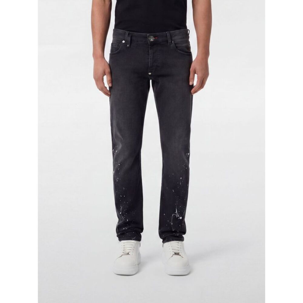 Philipp Plein Jeans Men Black